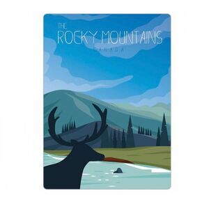 Rocky Mountains 🏔 Magnet
